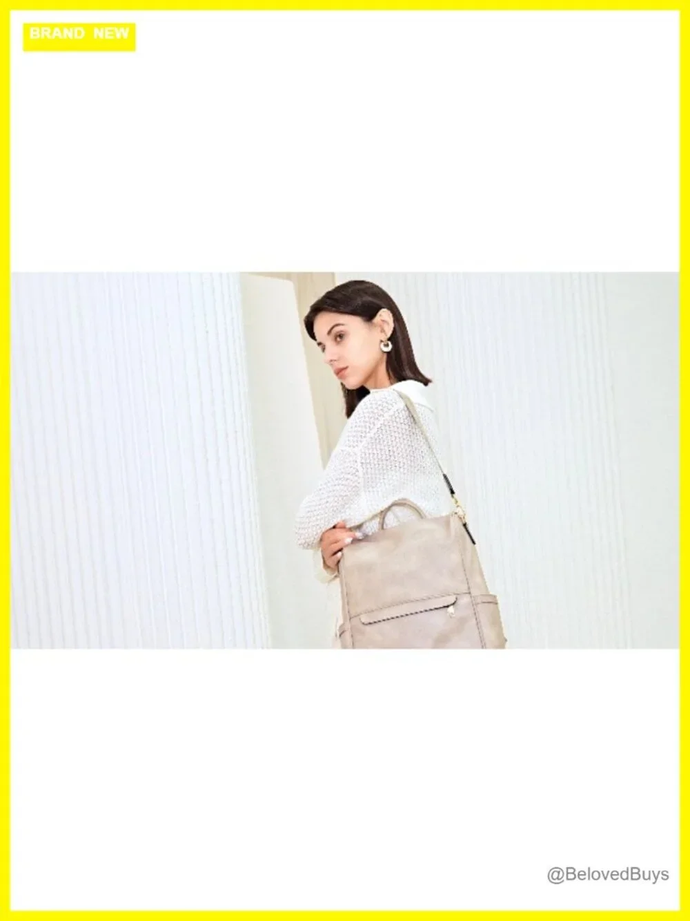 Women's PU Leather Anti-theft Fashion Travel Backpack Purse Shoulder Bag